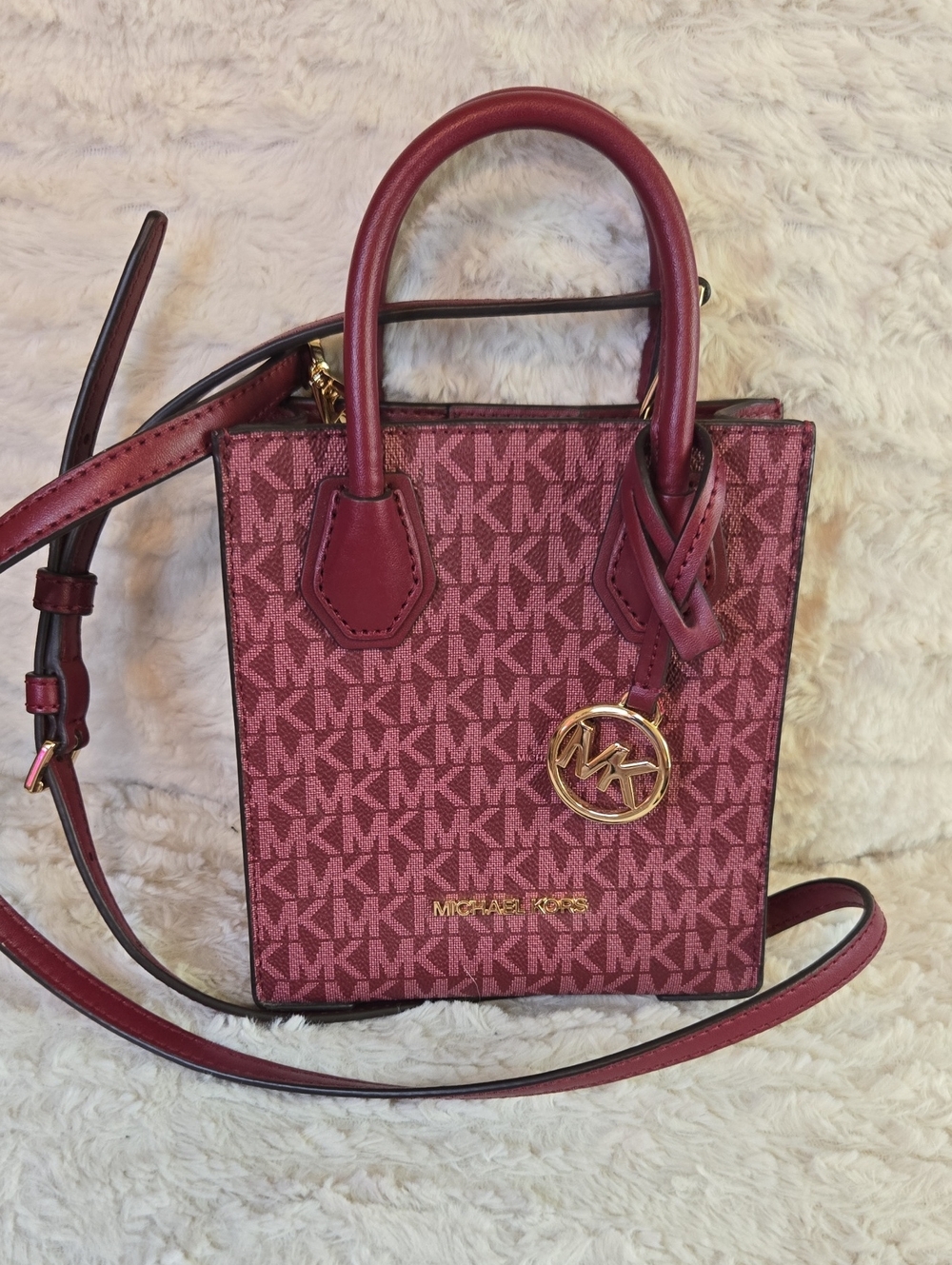 Michael Kors Logo Mini Tote Crossbody Like New Condition